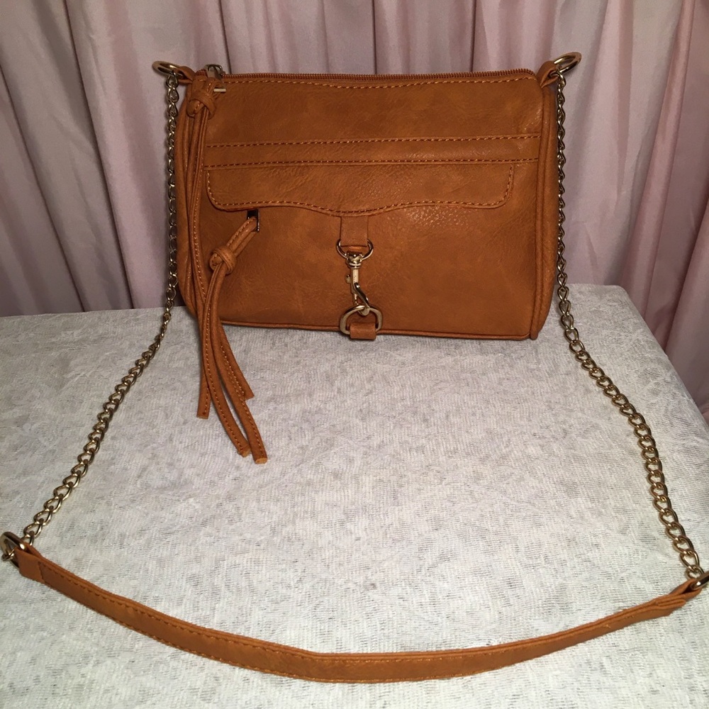NEW Cognac Gold Chain Bag